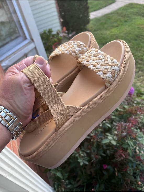 Rothy's Shoes - Last Call Rothy’s 
The Lighweight
Braided Wedge Sandals
Size 8 for Women